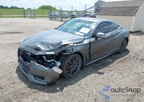 2017 Infiniti Q60 Red Sport 400 из США, поврежденный, VIN JN1FV7EL2HM702089